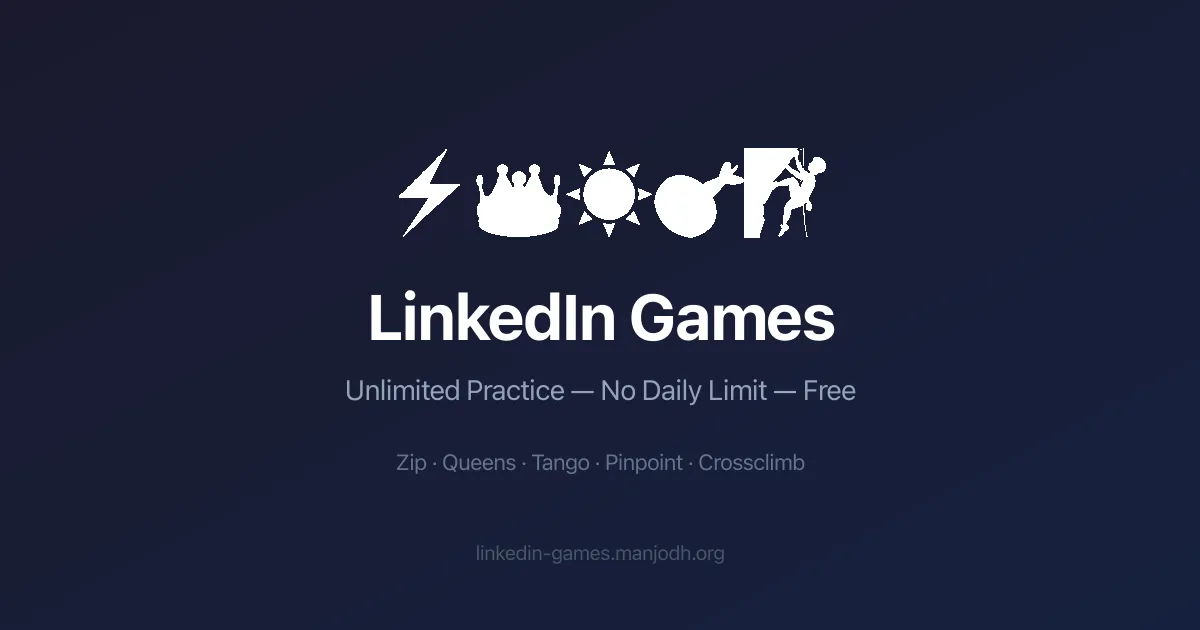 LinkedIn Games — All 6 Playable